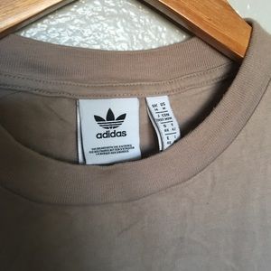 Adidas cream/beige tee dress